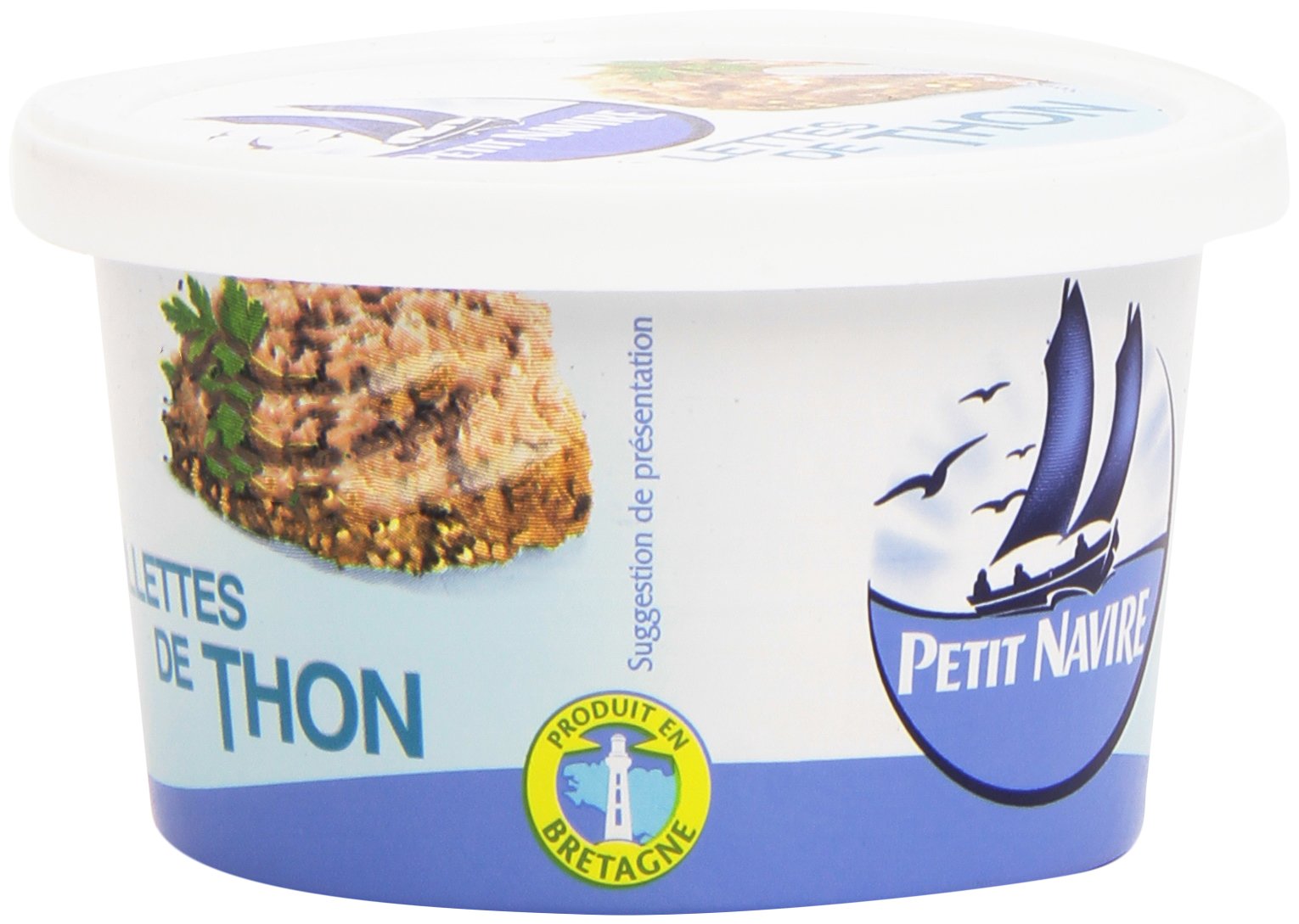 Petit Navire Rillettes de Thon 125g - Lot de 4