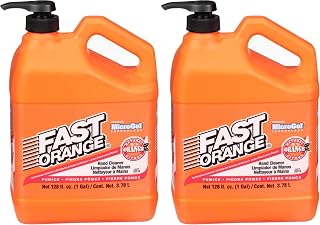 Fast Orange Permatex 25219 Pumice Lotion Hand Cleaner with Pump, 1 Gallon (Pack of 2)