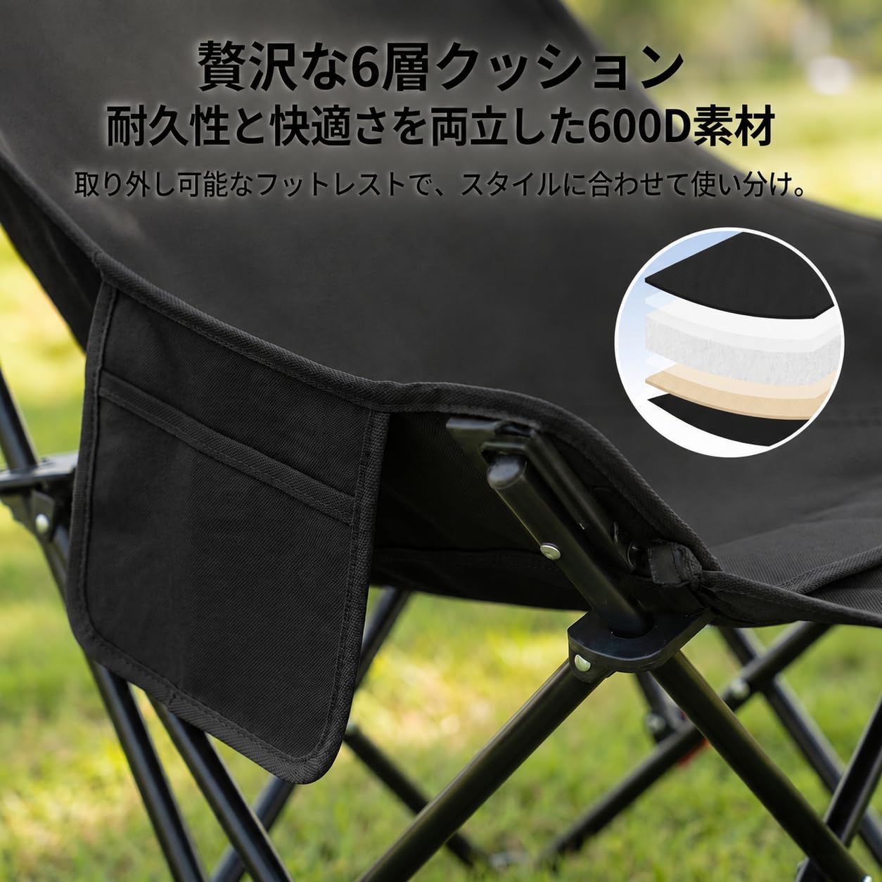 Amazon.co.jp: 折りたたみ椅子 折りたたみリクライニングチェア