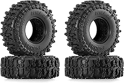 INJORA 41 * 14mm 0.7" Cling On Tires for 1/30 Axial SCX30 Upgrade (T7020)
