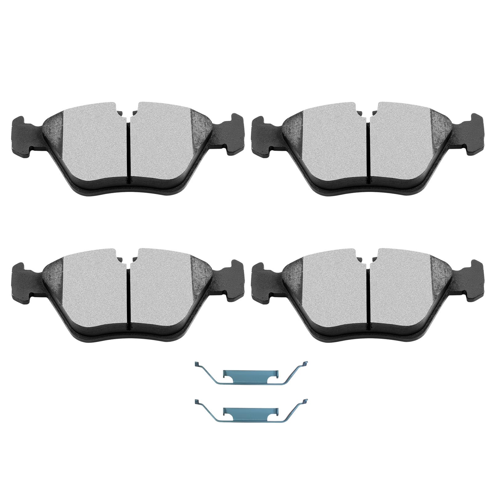 SCITOO Disc Brake Pads Kits D946-7592 Ceramic Front Brake Pads Set Fit For BMW For 330Ci 2001-2006,For BMW For 330i 2001-2005,For BMW For 330xi 2001-2005,For BMW For X3 2004-2010