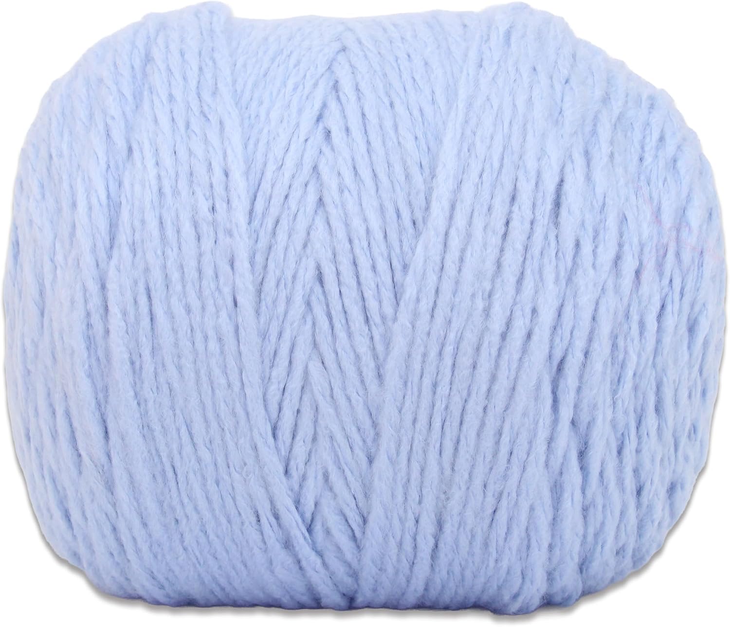 ThreadArt Chunky Yarn Big Cake, 300g (316 Yards) – Super Bulky #6 for Hand Knitting & Crocheting - 100% Soft Acrylic for Blanket Yarn - Ice Blue 16