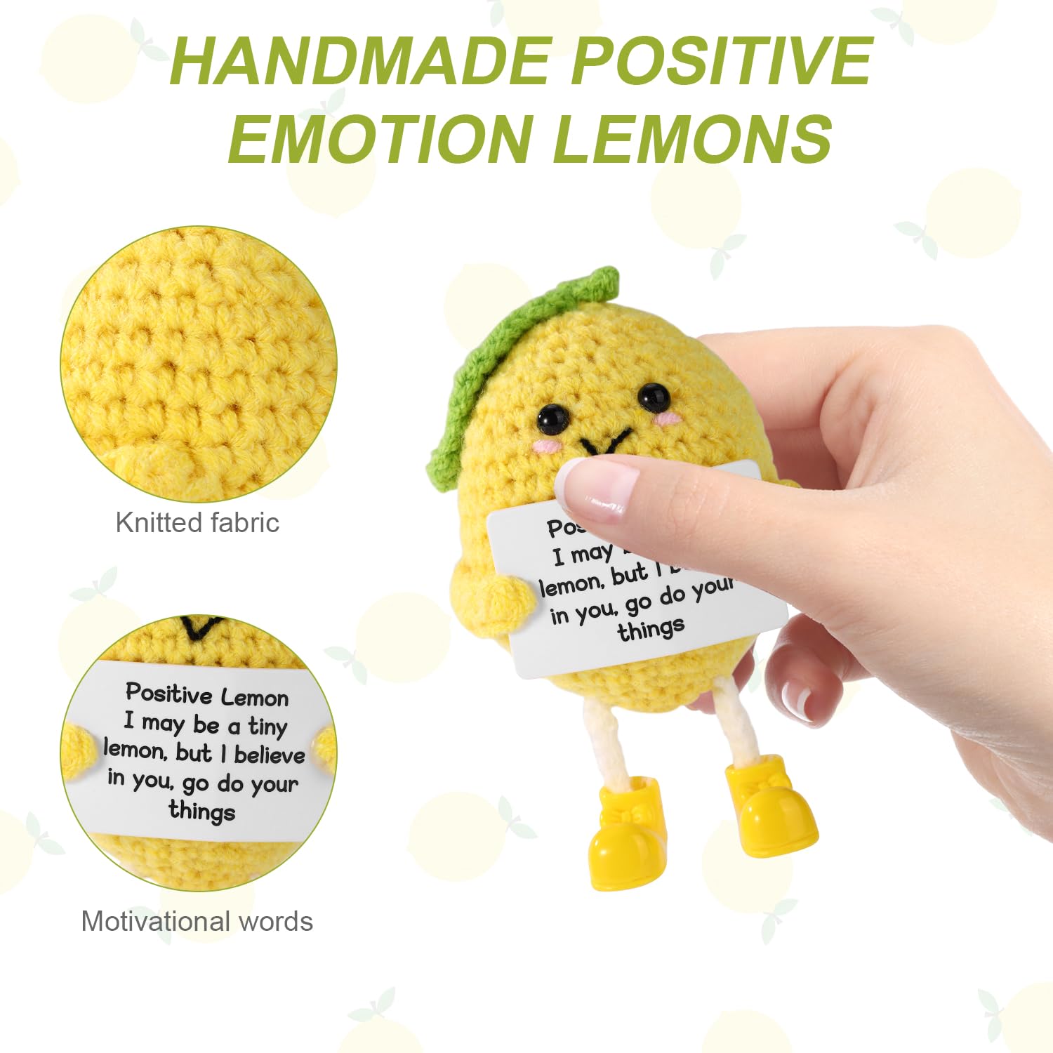 Amazon.com: TOYMIS Funny Positive Lemon, 4.33 Inch Emotional