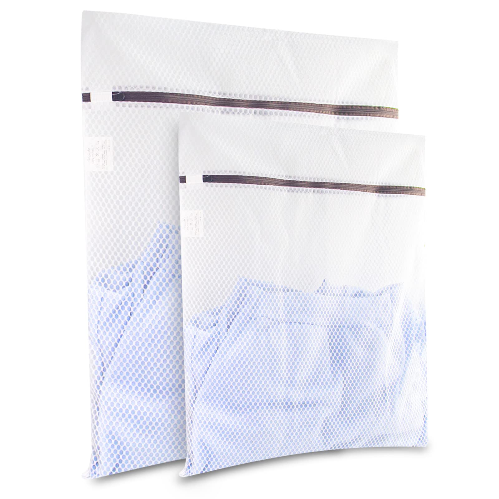 GOGOODA Mesh Laundry Bag for Delicates Set of 2 Lingerie Bags for Washing Machine Great for Laundry Hosiery
