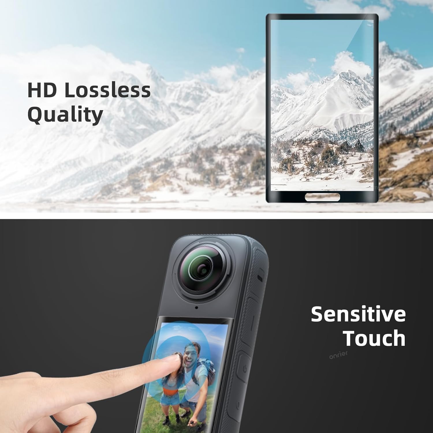 Compatible for Insta360 X4 Protective Accessories Kit - Include Hard Shell Protector Case, Silicone Protective Case, Tempered Glass Screen Film, Mini Tripod for Insta 360 X4 Accessories
