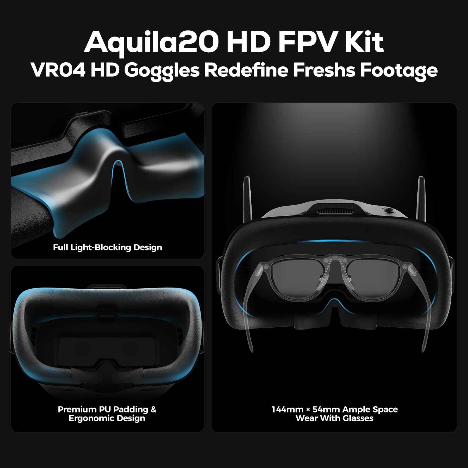 BETAFPV Aquila20 HD FPV Drone Kit with 1080P Camera, Altitude Hold, 2S Propulsion System for Beginner