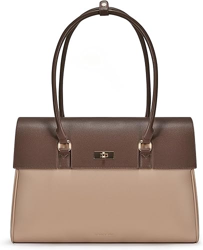 Miniatura 15 de LOVEVOOK Bolso de Mensajero para Computador Portátil para Mujeres, Bolso de Hombro Cruzado para Computador y Negocios, Profesional, Bolso de Mano