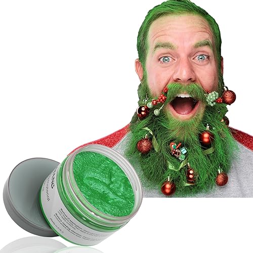 Color de cera verde para el cabello, cera temporal de SOVONCARE para teñir el cabello, crema instantánea natural para mujeres y hombres, fiesta,
