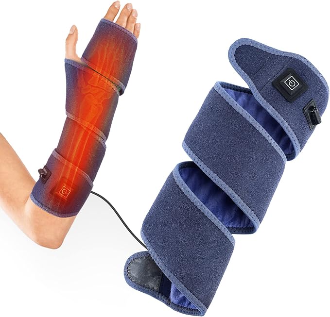 BODOLF Extra Long Heating Pad Wrap for Pain Relief, Heated Pad for