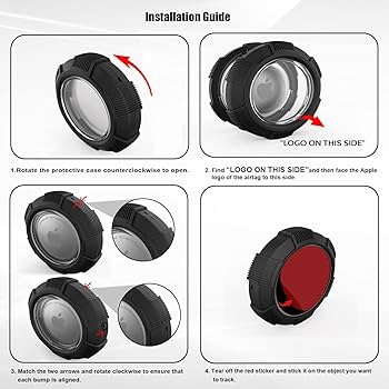 AirTag 3パック Amazon.com: Air Tags-4 Pack Apple, AirTags Sticker Case