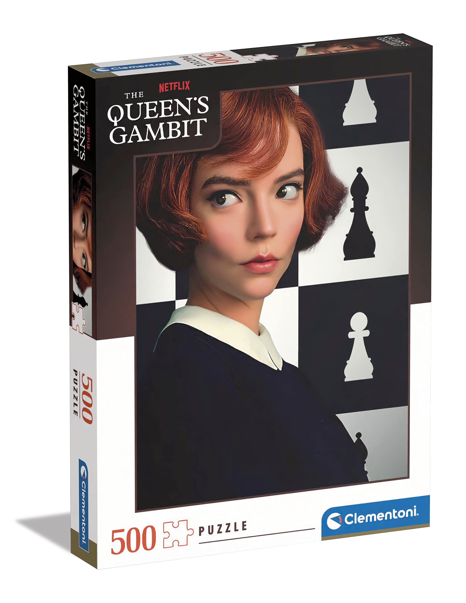 Clementoni Puzzle Queen's Gambit – 500 Teile, 49x36 Cm, Für Erwachsene & Kinder Ab 10 Jahre