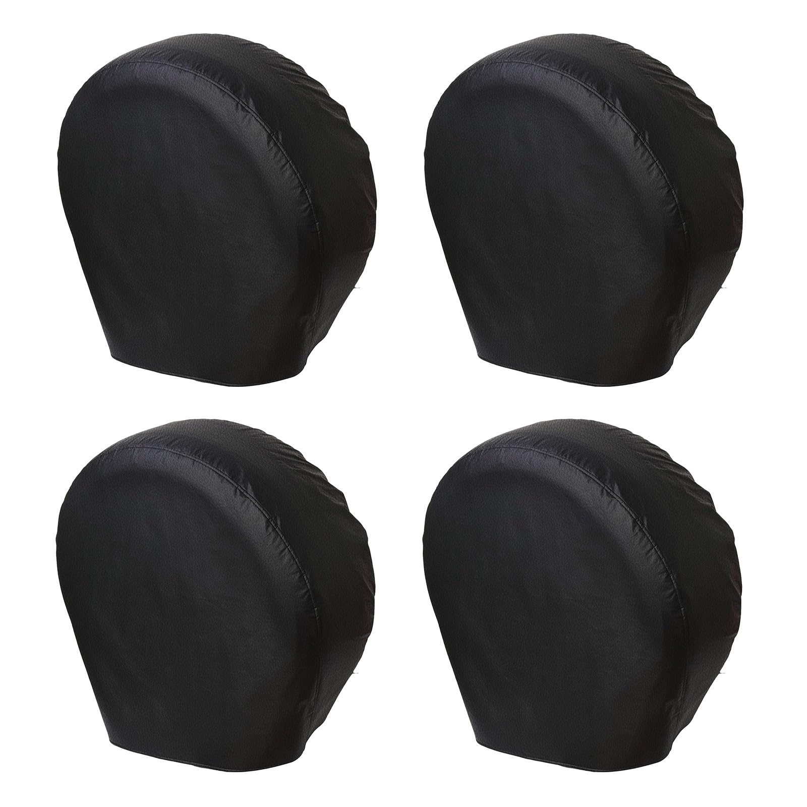 VINPATIO RV Tire Covers 4 Pack, Waterproof Thickening Leather Tire Cover for RV Wheel Trailer Camper, Universal Fits Tire Diameters 33-35 inches, Black