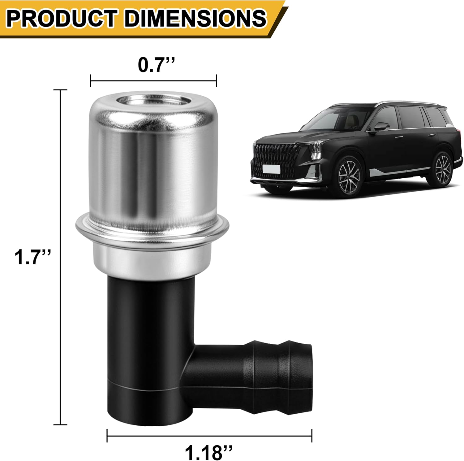 2 Pcs 19313317 PCV Valve for Ford Bronco Explorer F150 SBF SBC Engines | Fits Bronco/E-150/E-250/Explorer/F-250/Mountaineer. Reliable PCV valve for SBC Chevy & SBF Ford engines. Direct replacement