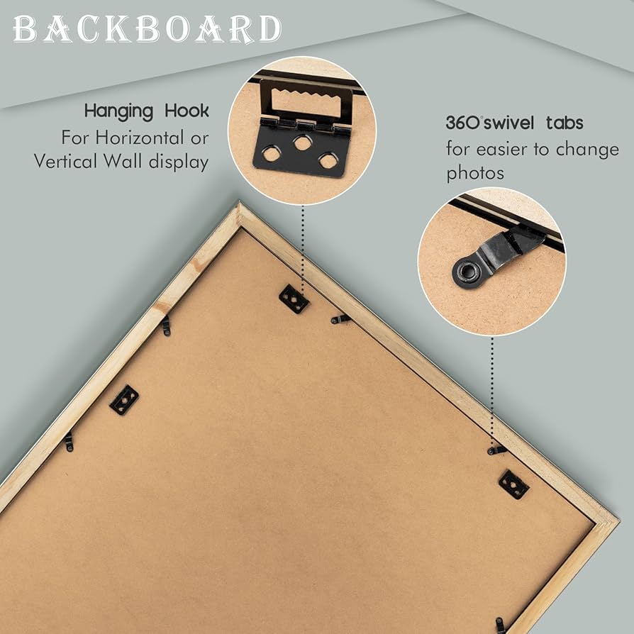 Amazon.co.jp: Golden State Art、20x30 フレーム、黒無垢材と