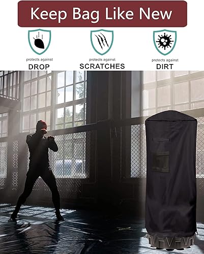 Miniatura 7 de Freestanding Punching Bag Cover - Outdoor Waterproof, Standing Heavy Bag Protective Cover for Boxing Bag