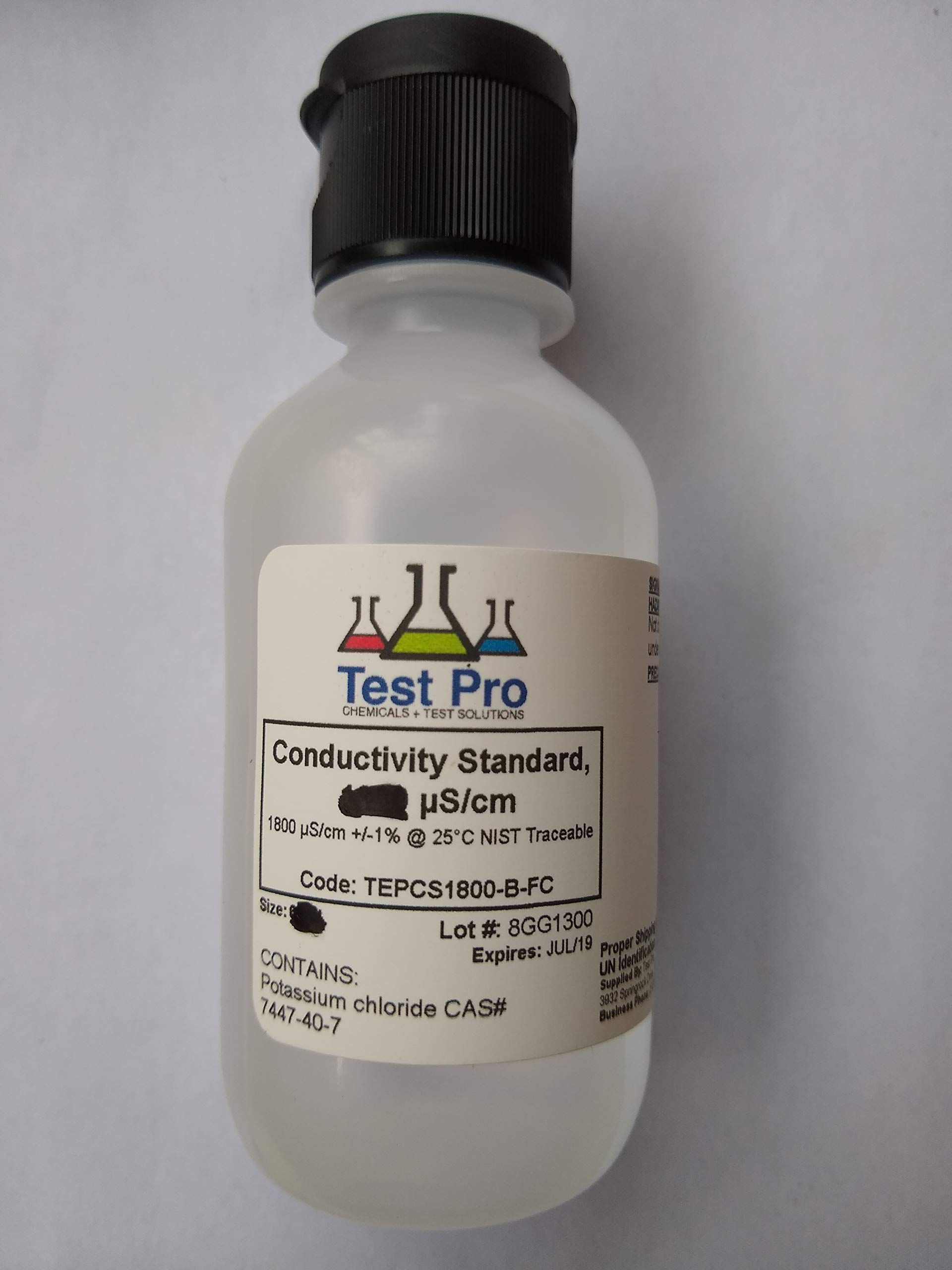 Buy Conductivity Standard Calibration Solution, 1500 uS. 500 ml Bottle