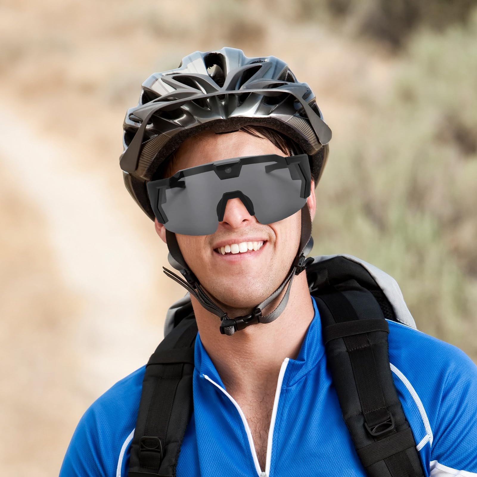 Jectse Okulary do Aparatu z, Okulary Przeciwsłoneczne do Kamer Sportowych, Inteligentna Stabilizacja, Obiektyw Szerokokątny i Prosta Obsługa, Soczewki z polaryzacją, do Aktywności na