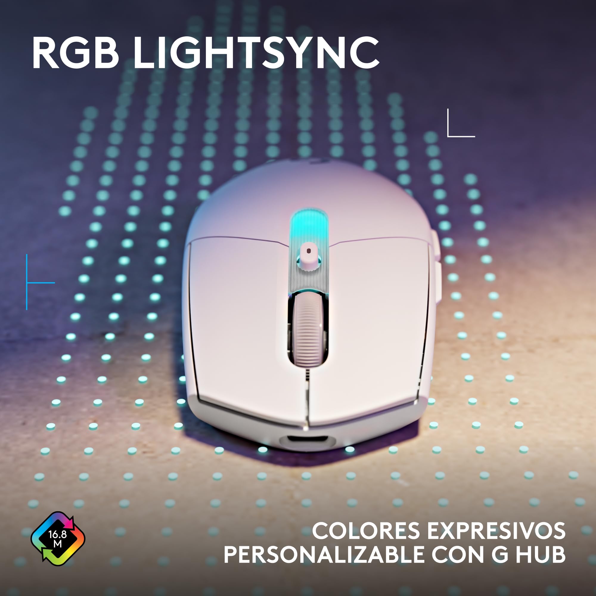 Logitech G G305 X Superlight + G321 Lightspeed Combo - Blanco