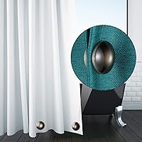 Vista 5 de Jetec Paquete de 12 pesos para cortina de ducha, pesas magnéticas cubiertas de plástico, imanes de ducha para forro que evitan que se vuelen