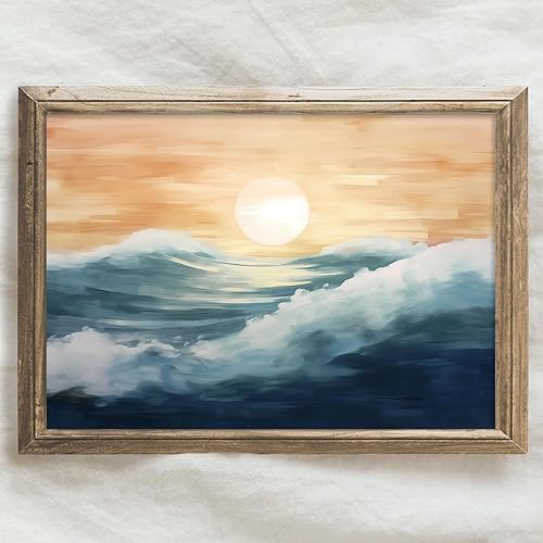 Miniatura 15 de BACKYMRJCART Naturaleza playa paisaje marino paisaje lienzo arte de pared boho playa impresiones de paisaje marino imágenes para decoración de