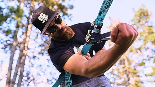 Miniatura 4 de EG Exposed Gear Slackline Kit con protectores de árbol trinquete de alta calidad  cubierta folleto de instrucciones de instalación y bolsa de