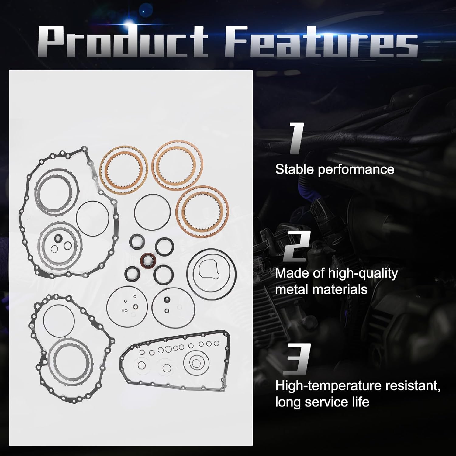CVT Auto Transmission Master Rebuild Kit RE0F10A Fits for 2008-2011 Rogue 2.5L 2007-2011 Altima 3.5L Engine Aftermarket Parts