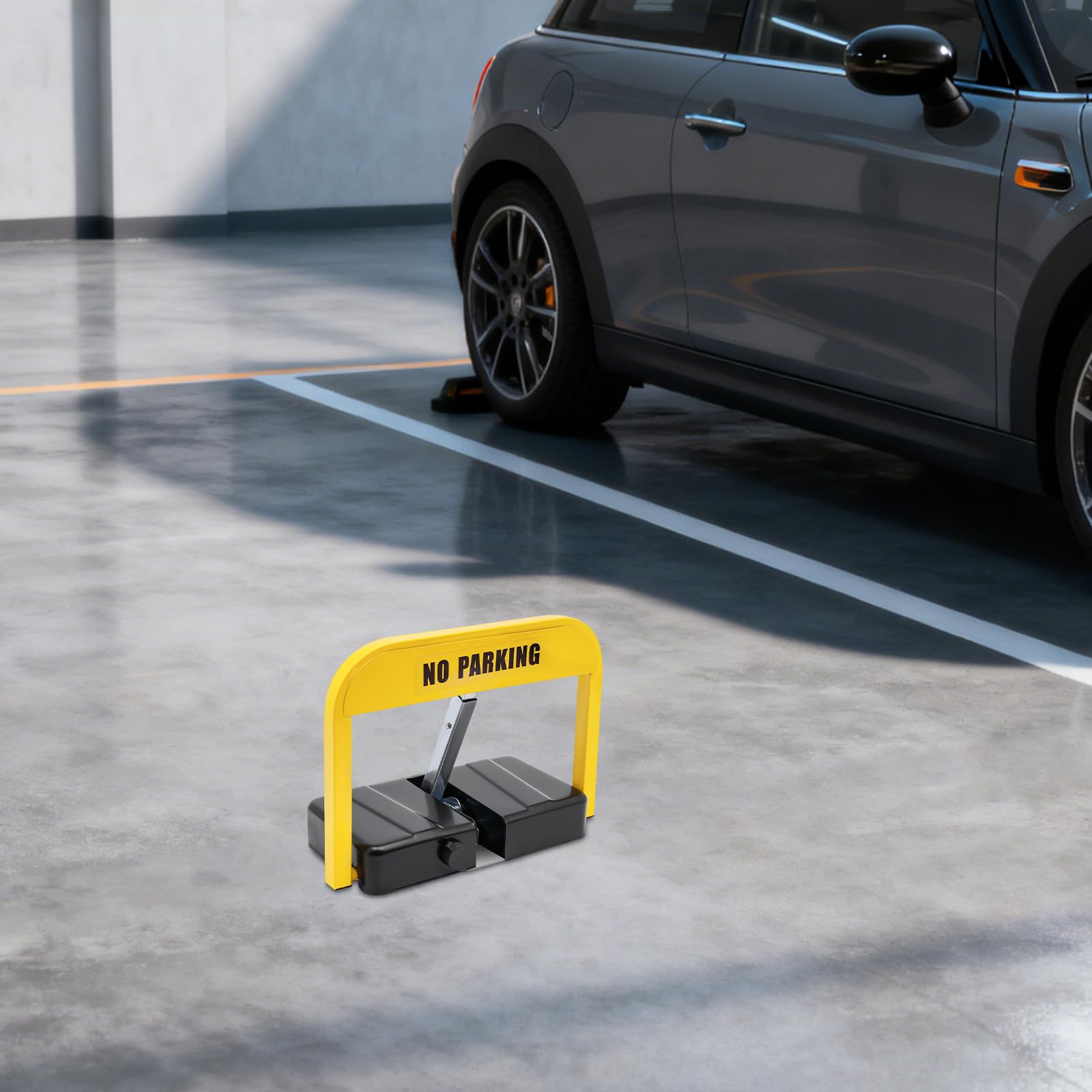 Blocco parcheggio pieghevole con telecomando, portata 15 m | Serratura elettronica per parcheggio auto, telecomando, blocco parcheggio auto, blocco parcheggio, IP67