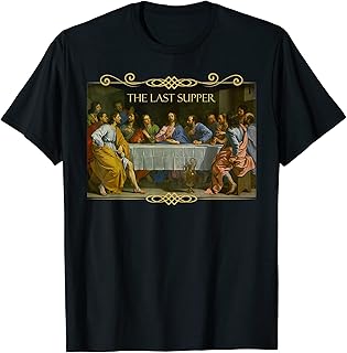 Das letzte Abendmahl, das katholische Ostern-Geschenke Jesus T-Shirt