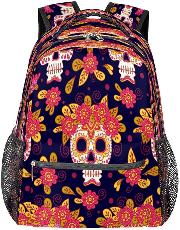 Mochilas para adolescentes, meninas, meninos, crânio de açúcar, mochila de viagem para mulheres e homens, bolsas étnicas, mochilas universitárias, mochilas para laptop de trabalho, mochila resistente à água para caminhadas, Multicor, Medium em oferta na Shopee Mochilas para adolescentes, meninas, meninos, crânio de açúcar, mochila de viagem para mulheres e homens, bolsas étnicas, mochilas universitárias, mochilas para laptop de trabalho, mochila resistente à água para caminhadas, Multicor, Medium em oferta na Shopee