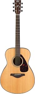 Yamaha FS800J Compact Body (Concert Style) Solid Top Acoustic Guitar [Natural]