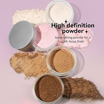 Amazon.com : Pink Translucent Setting Powder, Shimmer