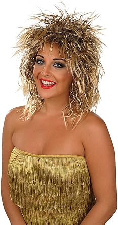 Parrucca Bionda Riccia Anni 70-80 | Donna | Costume Carnevale E Feste - Foto 10