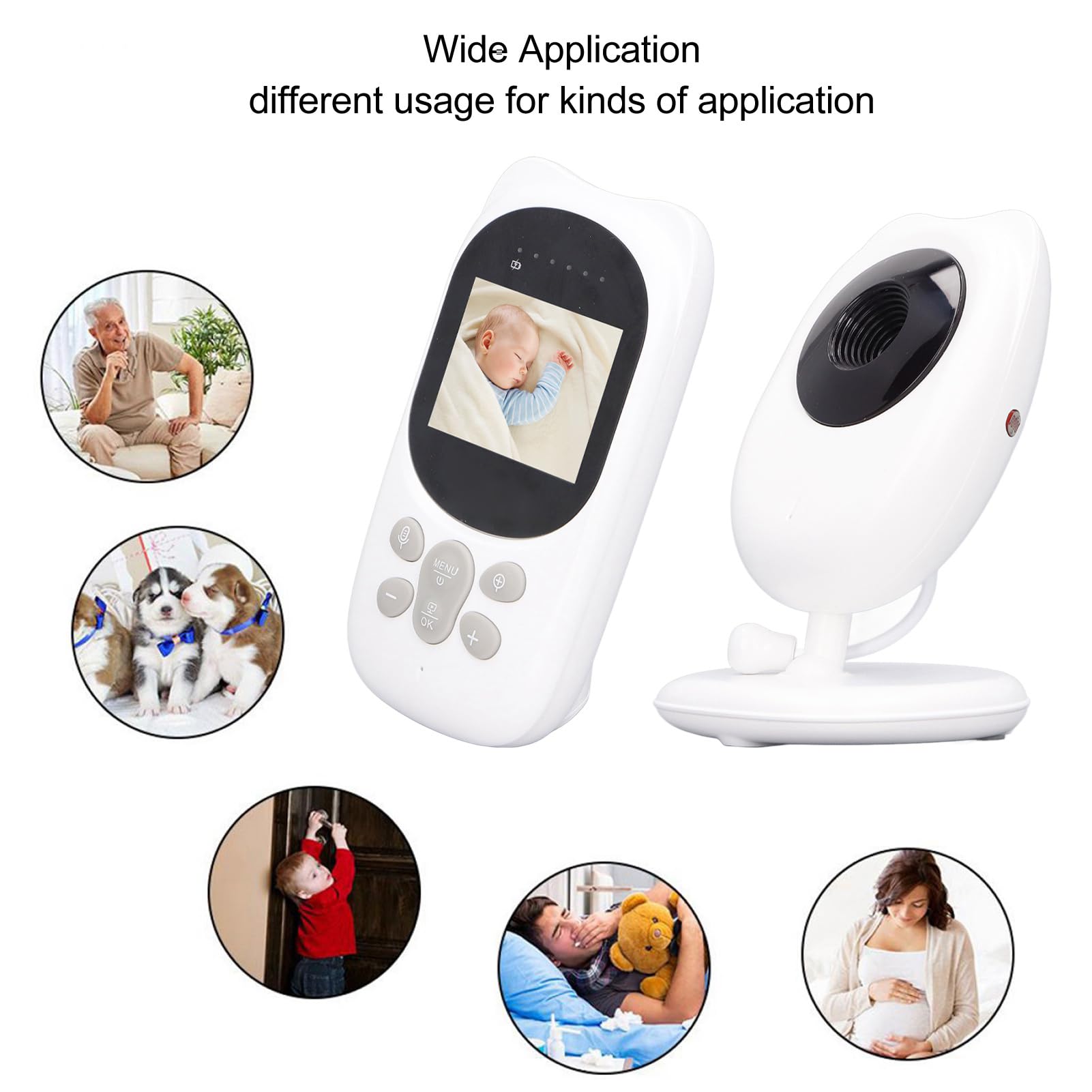 Amazon.co.jp: ベビーセーフティモニター、リアルタイム100-240V