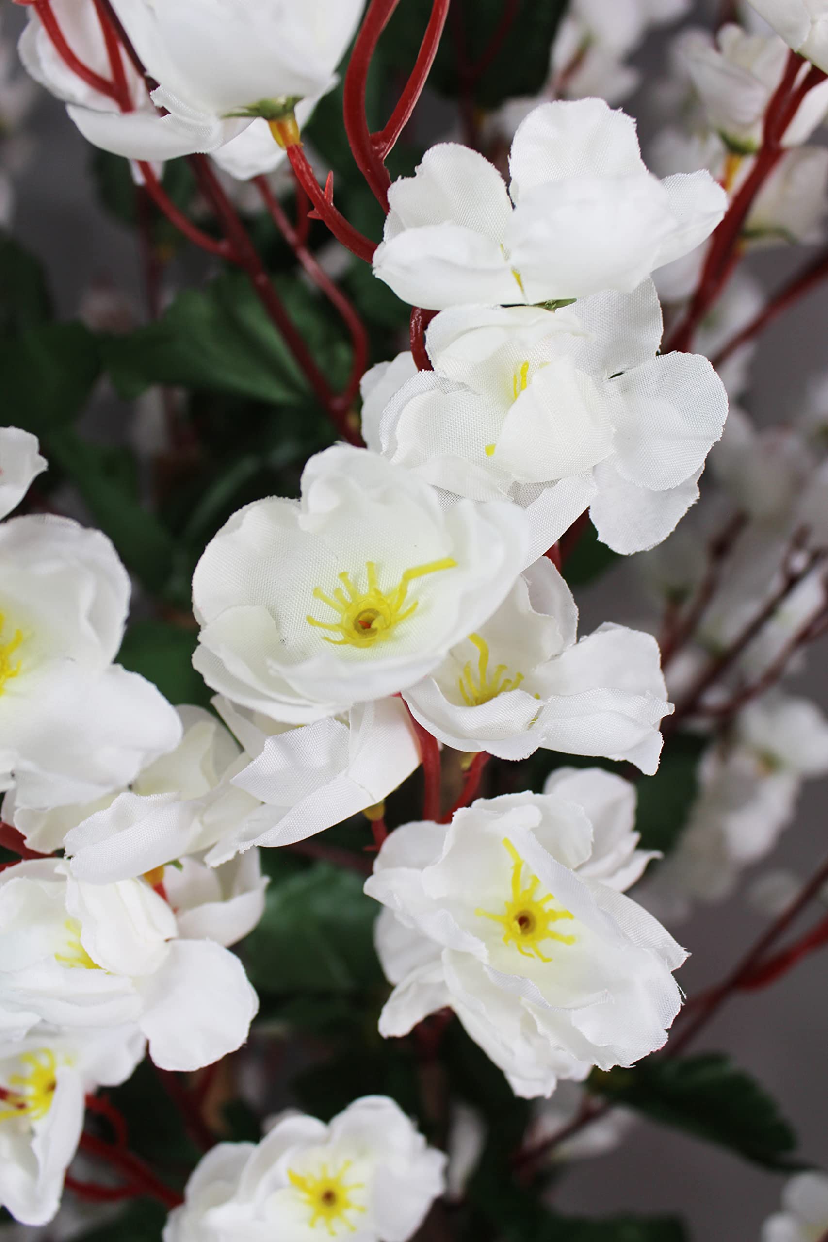 Arnusa Artificial Plant, Flowering Tree, 120 cm, Wintersweet, Artificial Plant, Flowers, Artificial Tree, Pot, Spring Plant, Pink
