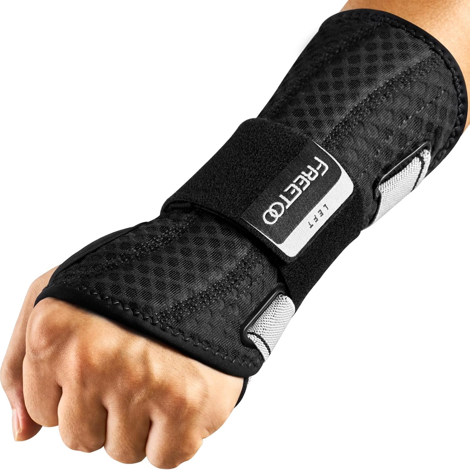 FREETOO Carpal Tunnel Wrist Brace Pro, SinglePull Wrist Support for