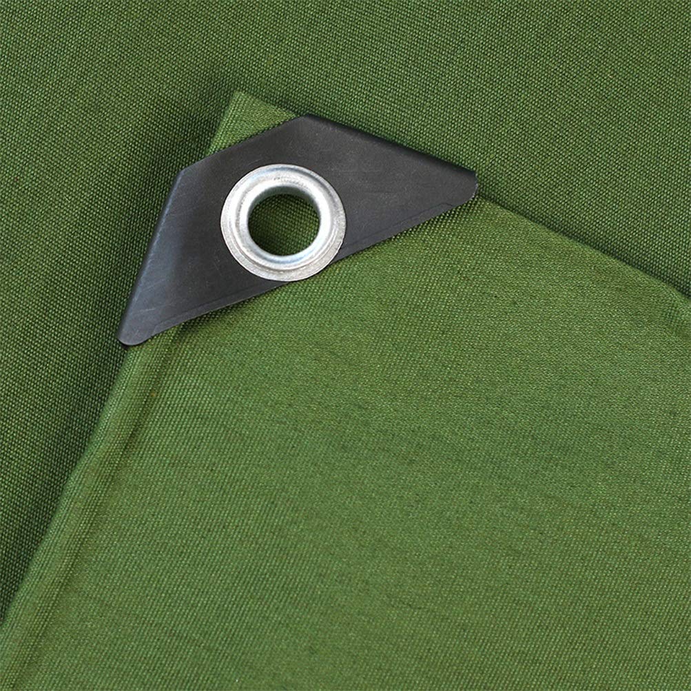 OKUOKA Teloni, Area di ombreggiatura della Tenda Telo da Terra in Tela Cerata Extra Resistente da 330 g/m2 con Anelli in Metallo Coperture Tenda Parasole per Amaca Tenda Impermeabile por
