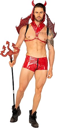 Roma Costume mens 2pc Lucifers Desire Devil Costume