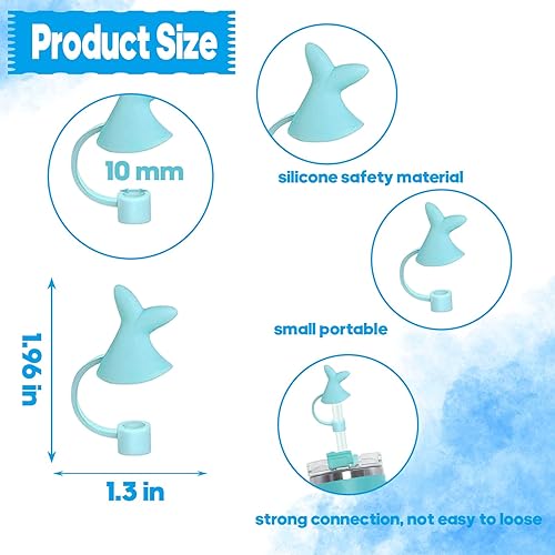 Vista 31 de Stanley - 3 fundas de popote Stanley de 0.4 pulgadas/0.394 in, bonitas fundas de popote Stanley, protector de popote Stanley, fundas de popote