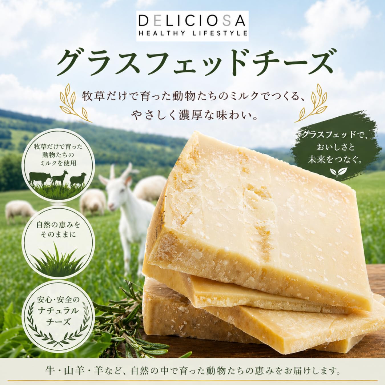Amazon | ペコリーノ ロマーノ DOP 100g イタリア産 グラスフェッド 羊