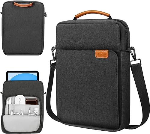 Miniatura 22 de TiMOVO - Funda para tablet de 9-11 pulgadas con correa para el hombro para iPad 11 pulgadas A16 2025, iPad 10.ª generación 10.9"/10.2", Galaxy Tab
