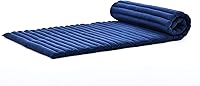 Vista 65 de Leewadee - Colchón de piso plegable - Futón japonés enrollable - Tatami de triple plegado - Cama de piso para invitados - Colchón para acampar