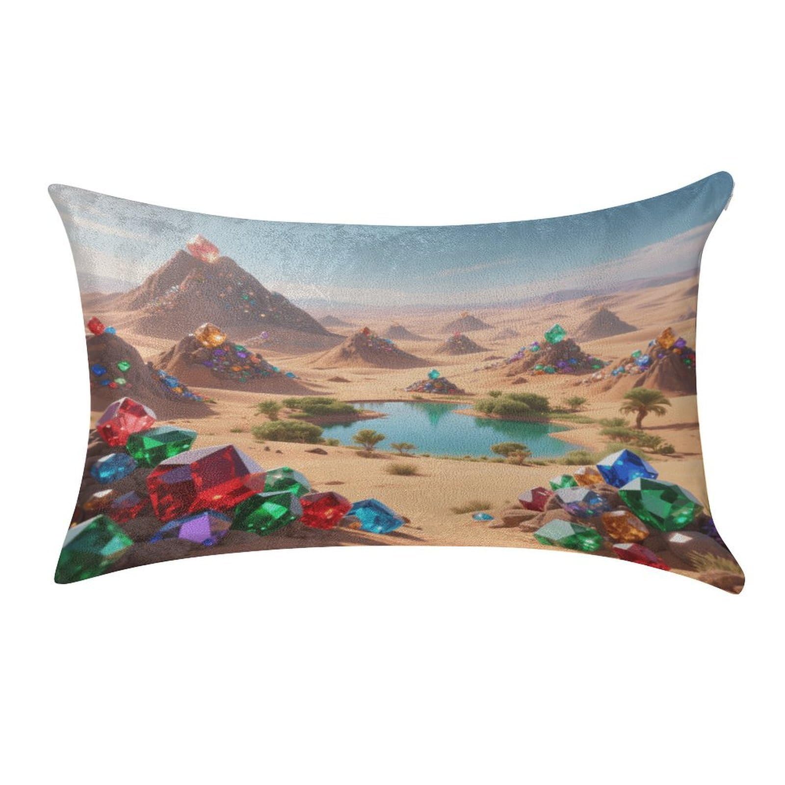 Fekiloot Style Jewel Fantasy Desert Pillow Covers Home Decor Pillow Cases