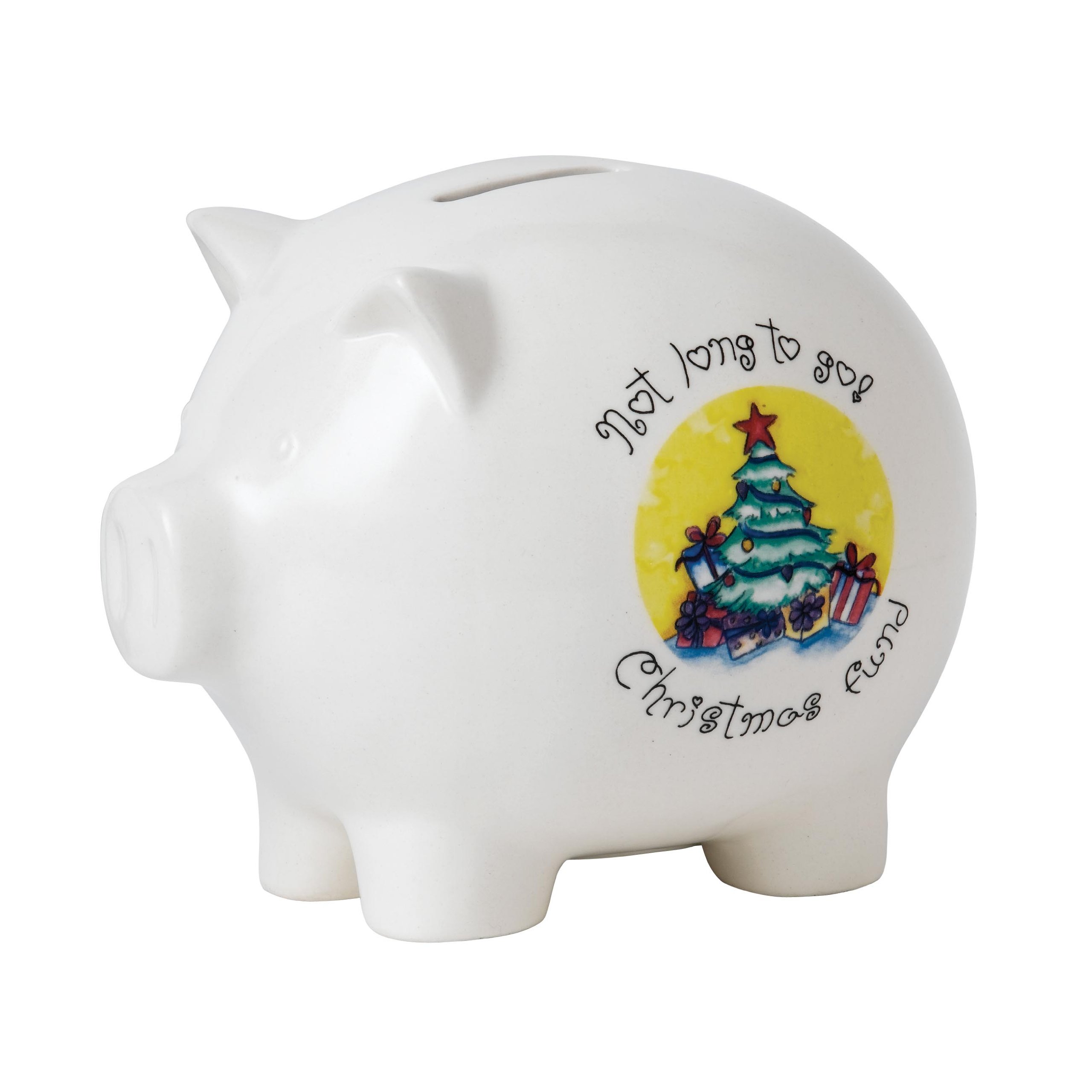 Saving Occasions White Christmas Savings Money Bank