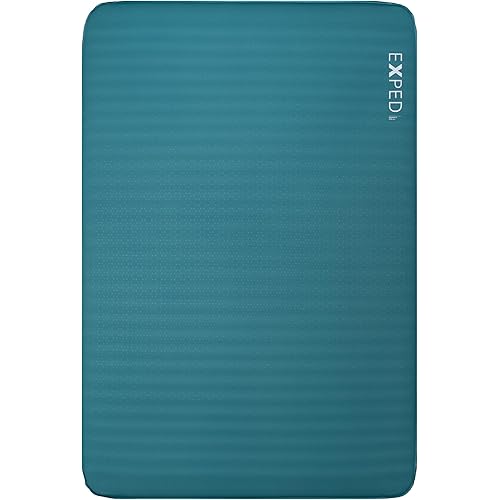 Exped MegaMat Duo Long Wide Plus - Self Inflating Soft Car Sleeping Mat, 4” Foam Pad, Pump Included