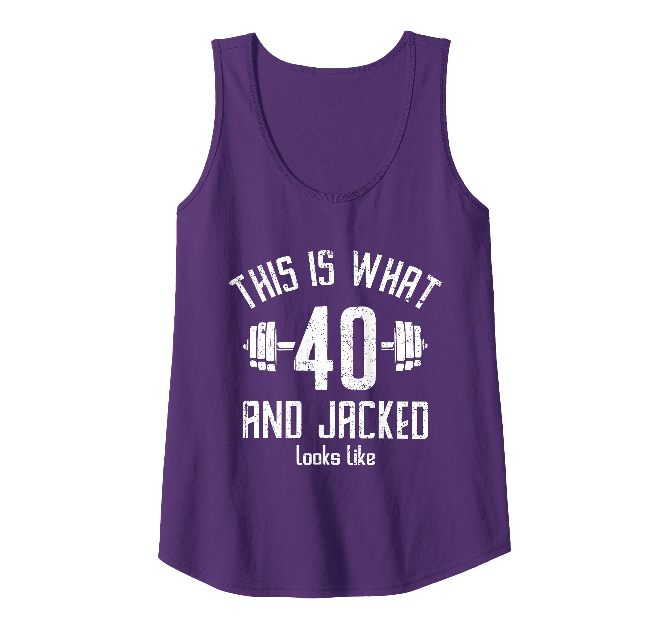 Funny Fitness 40s Birthday 40 Years Old 40s Birthday, Gym Tank Top