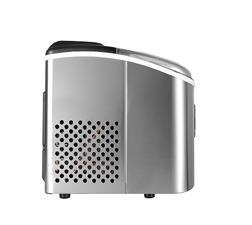 Miniatura 5 de Frigidaire EFIC103-AMZ-SC - Máquina de encimera con cubo de hielo de gran tamaño acero inoxidable función de autolimpieza resistente acero inoxidable