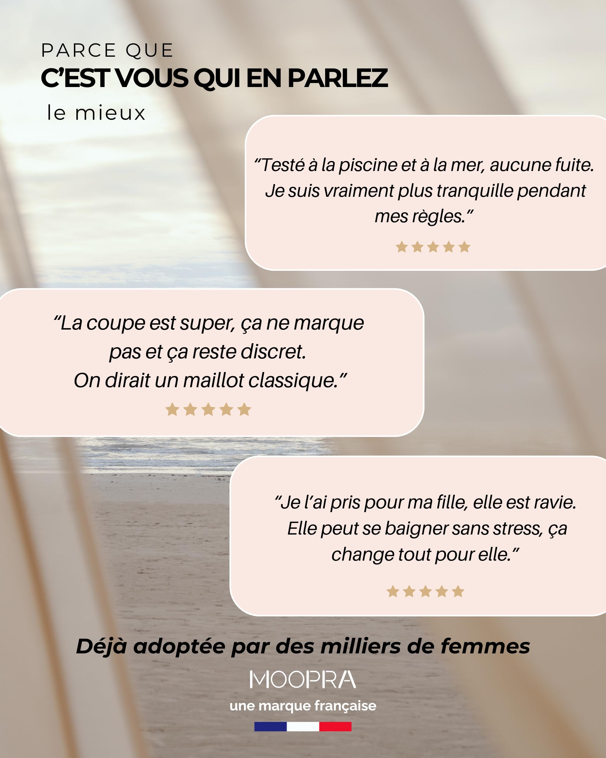 Maillot de Bain Menstruel Adolescente & Femme | Technologie AquaSecure | Flux Léger et Moyen | Bas de Maillot de Bain Menstruel | Natation, Piscine & Mer | Jeune Fille et Ado | Écologique et Oeko-TEX