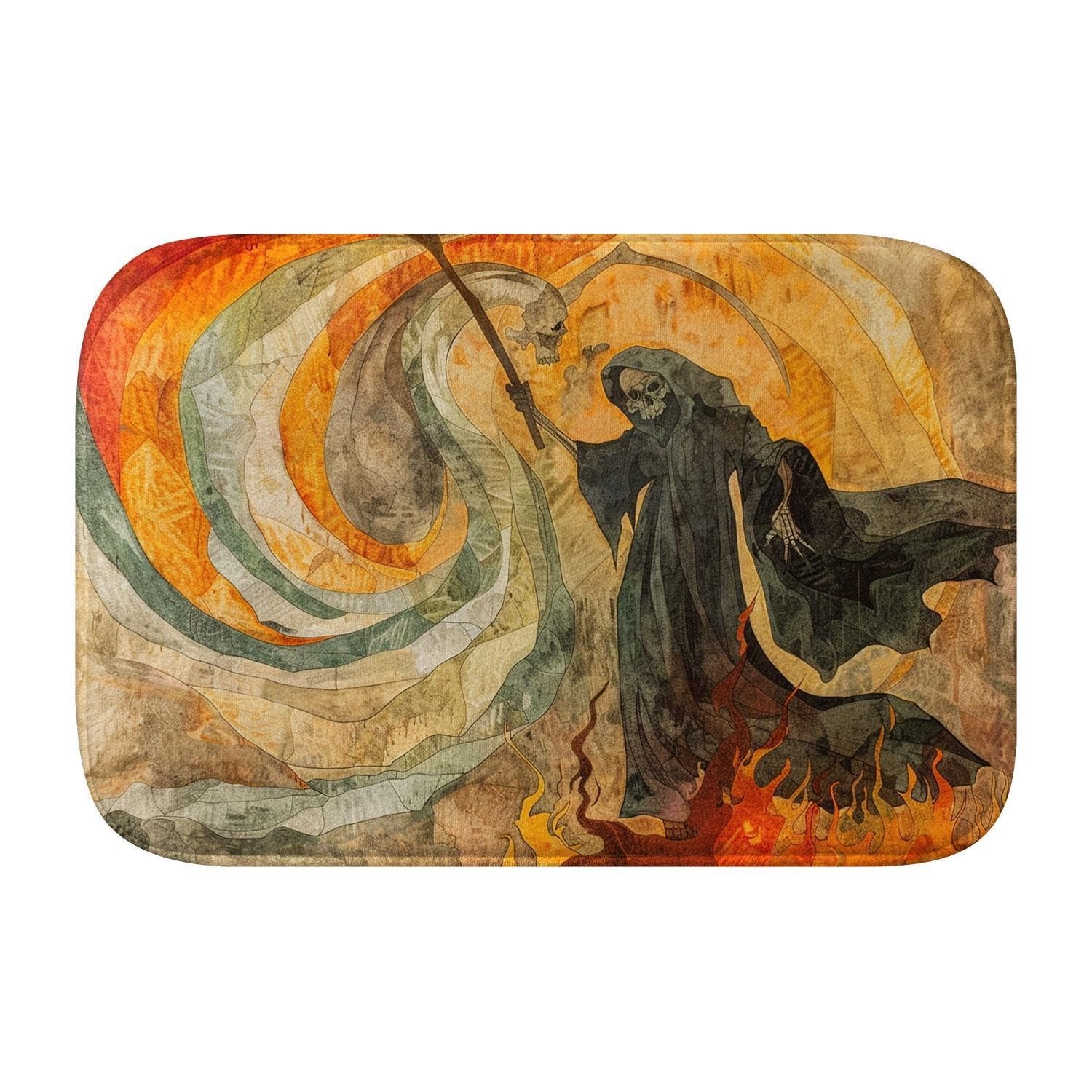 Tapis de bain en mousse à mémoire de forme 60x40 cm Générique VCS Faucheuse 852