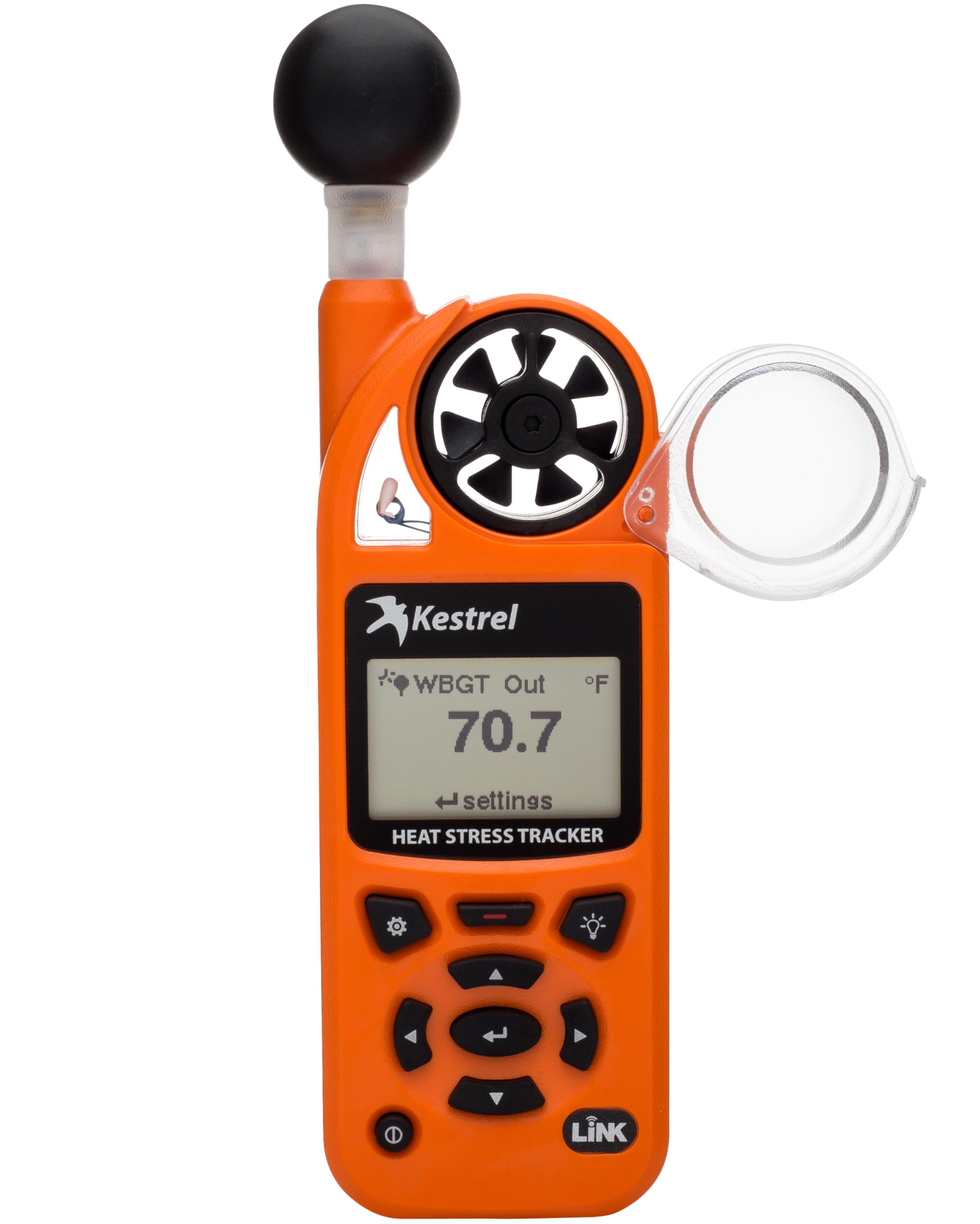 Kestrel 5400 El Estrés Térmico Tracker Pro con Enlace brújula y Vane Pantalla Plana