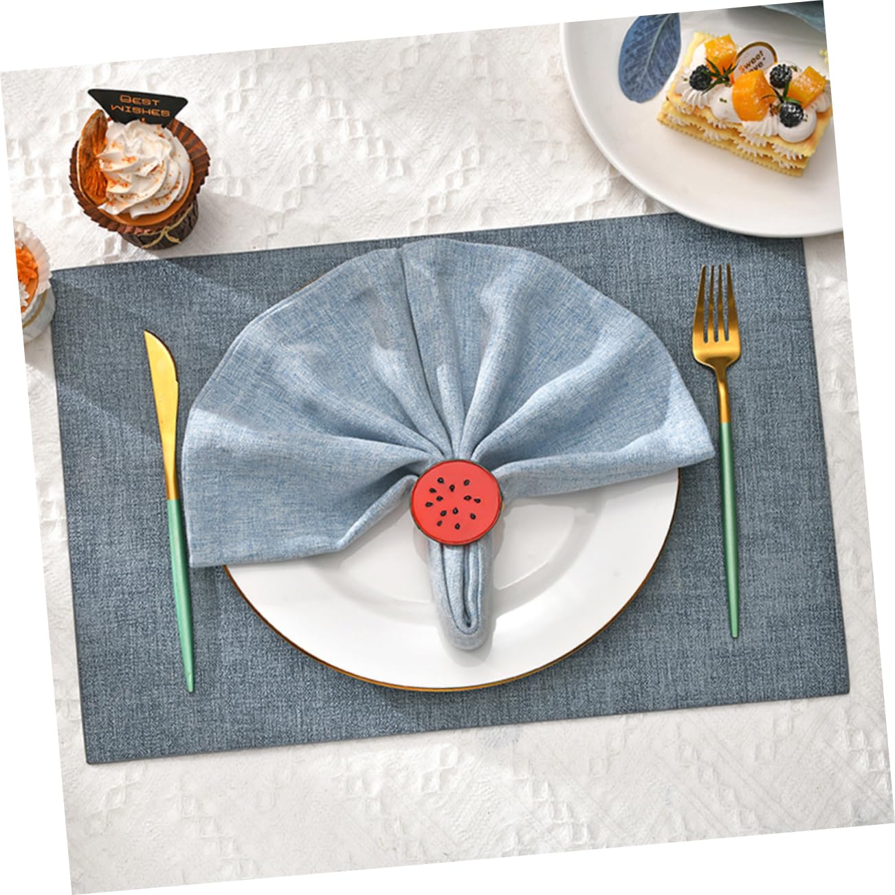 Alipis 24stücke Teiliges Wassermelonen Serviettenringe Dekorative Napkin Buckle Für Hochzeiten Partys Und Besondere Anlässe Strapazierfähig Und Pflegeleicht Fruchtige Tischdeko